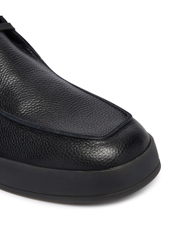 Calvin Klein Calvin Klein Μποτίνια Hybrid Cup Apron Boot Lth HM0HM01987 Μαύρο