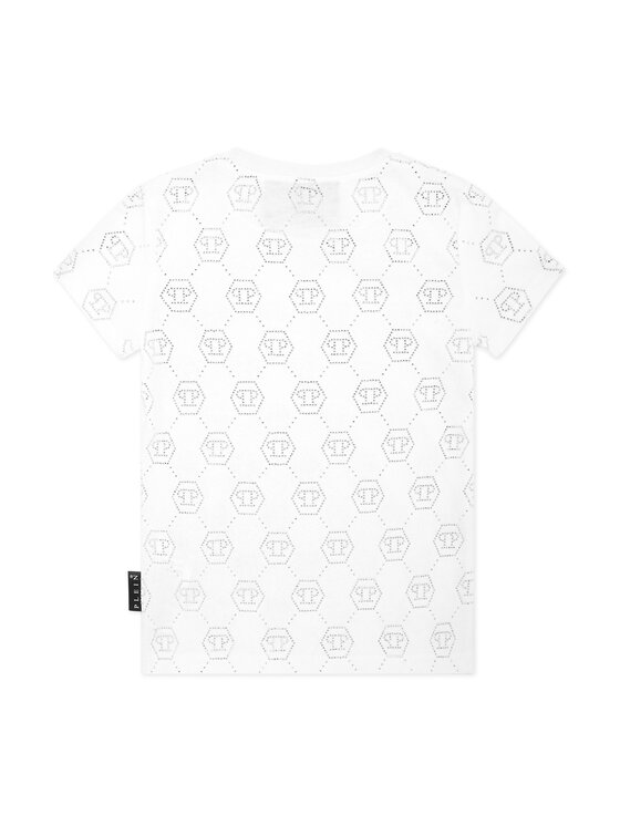 PHILIPP PLEIN PHILIPP PLEIN T-Shirt 28173 Biały Regular Fit