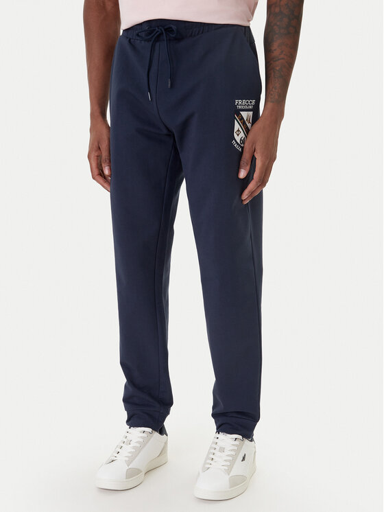 Aeronautica Militare Pantaloni trening 261PF1021UF00674 Bleumarin Regular Fit
