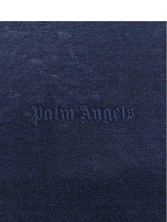 Palm Angels Palm Angels T-Shirt PMAA091S24FAB001 Μπλε Regular Fit