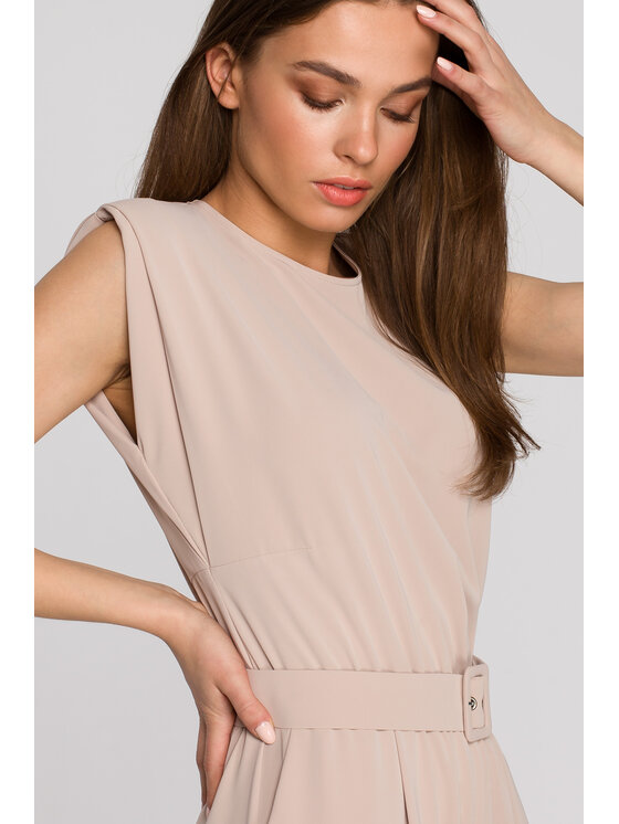 Stylove Stylove Jumpsuit S259 Beige Regular Fit