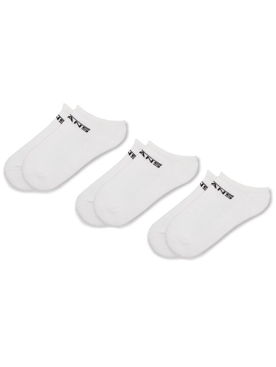 Vans Vans Set de 3 perechi de șosete medii de damă Classic Kick VN000XNRWHT Alb