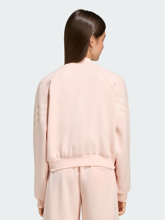 adidas adidas Bluza FUTURE ICONS 3 STRIPES FULL ZIP Różowy Loose Fit