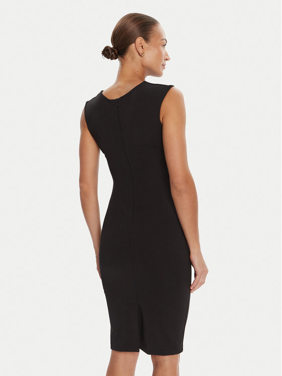 Rinascimento Rinascimento Φόρεμα κοκτέιλ CFC0125332003 Μαύρο Slim Fit