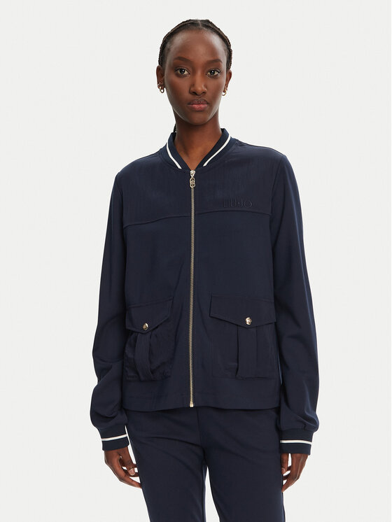 Liu Jo Sport Liu Jo Sport Pulóver TA5119 J5942 Sötétkék Regular Fit