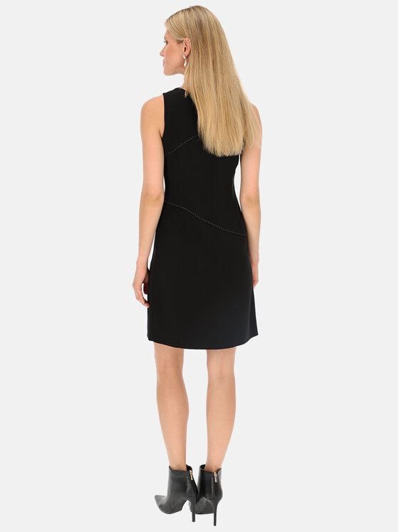 Potis & Verso Potis & Verso Sukienka elegancka Faro Czarny Slim Fit