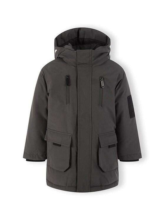 minoti minoti Kurtka zimowa 33COAT514B Szary ciemny Parka Fit
