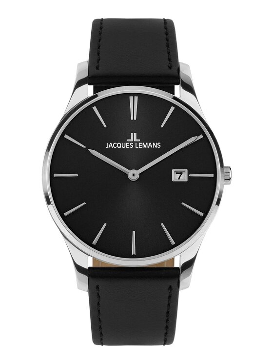 Jacques Lemans Jacques Lemans Zegarek 1-2122A Czarny