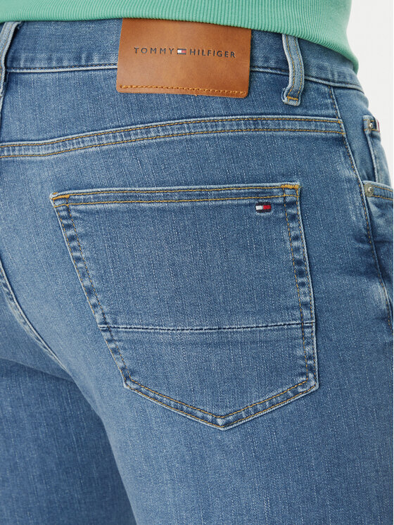Tommy Hilfiger Tommy Hilfiger Blugi Bleecker MW0MW38823 Albastru Slim Fit