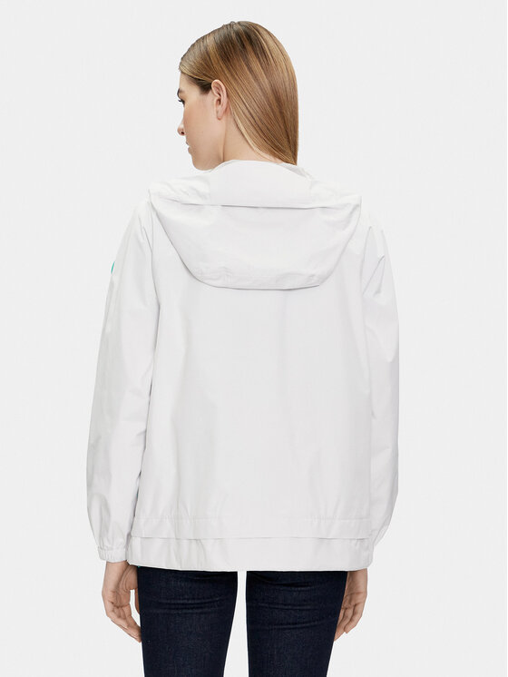 Save The Duck Save The Duck Nepremokavá bunda Suki D31604W-WIND18 Biela Regular Fit