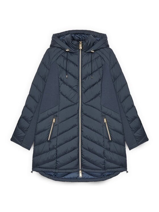 Fiorella Rubino Fiorella Rubino Giubbotto piumino F469T001370N034 Blu Regular Fit