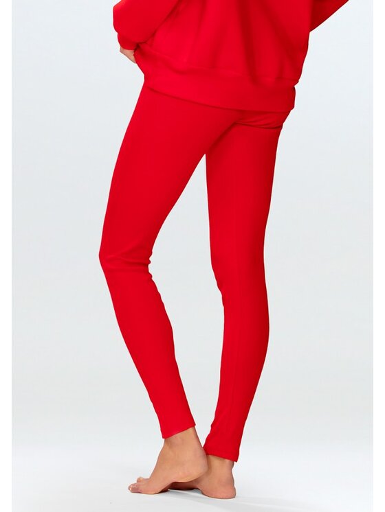 DKaren Sport DKaren Sport Legginsy Oseye Czerwony Classic Fit