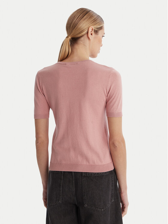Weekend Max Mara Weekend Max Mara T-krekls Gabarra 2615361081 Rozā Slim Fit