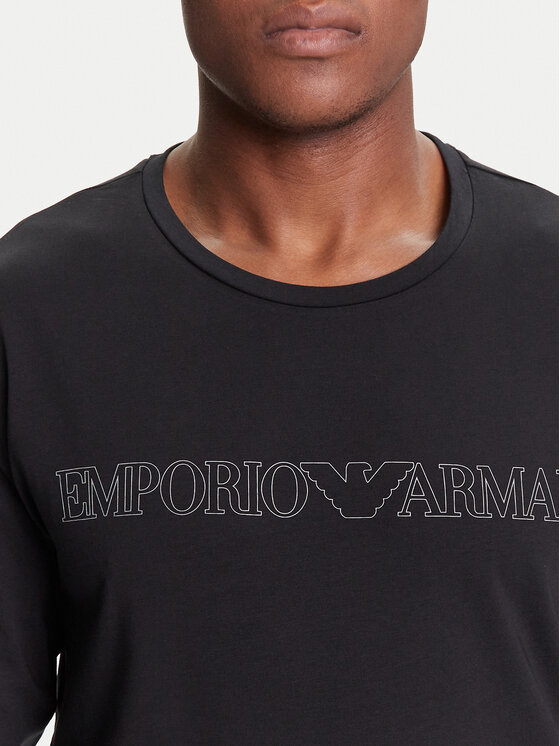 Emporio Armani Underwear Emporio Armani Underwear Pidžama EM000616 AF14978 UC001 Crna Regular Fit