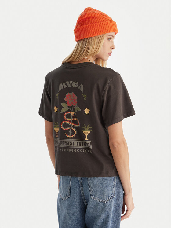 RVCA RVCA Tricou EVJZT00166 Negru Regular Fit