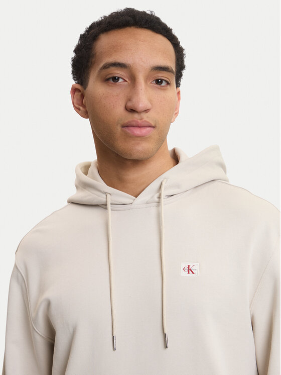 Calvin Klein Jeans Calvin Klein Jeans Mikina Terry LV04RC274G Béžová Regular Fit