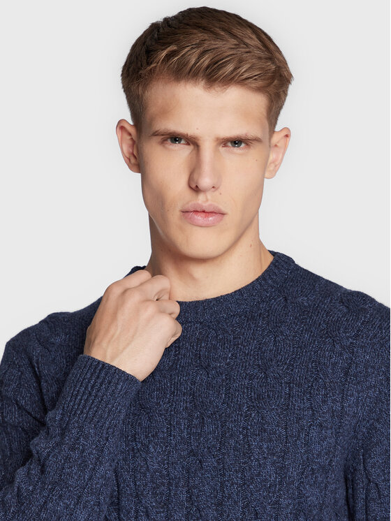 United Colors Of Benetton Pull Cardigan Garçon - Sweat Zippé Col Côtelé Poche Kangourou