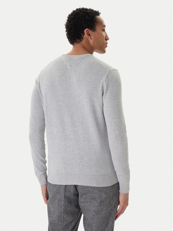 Tommy Hilfiger Tommy Hilfiger Džemper Essential Ssnl MW0MW39999 Siva Regular Fit