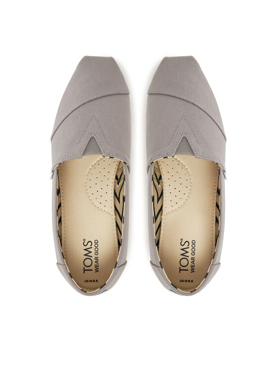 Toms Toms Туфлі Alpargata 10020858 Сірий