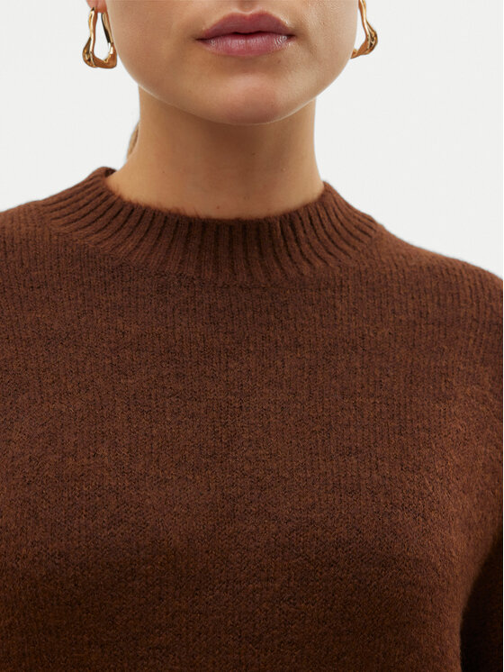 Vero Moda Vero Moda Pulover 10269229 Rjava Loose Fit