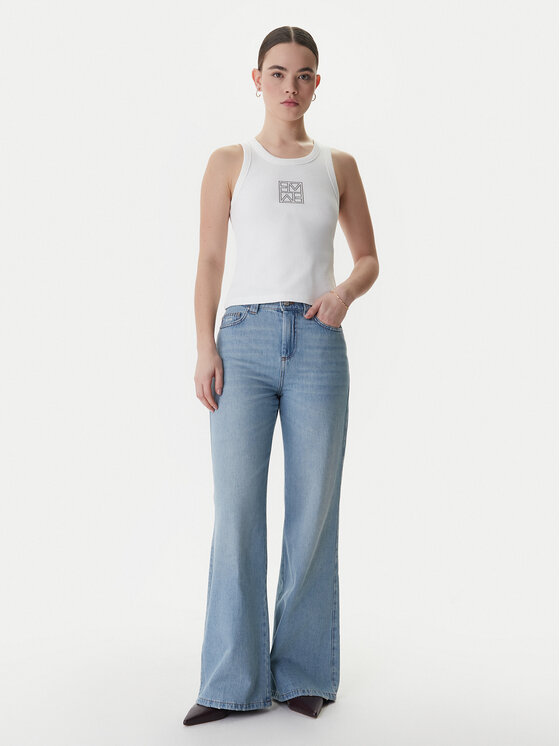 Marella Marella Jeansy 2613181014 Niebieski Wide Leg