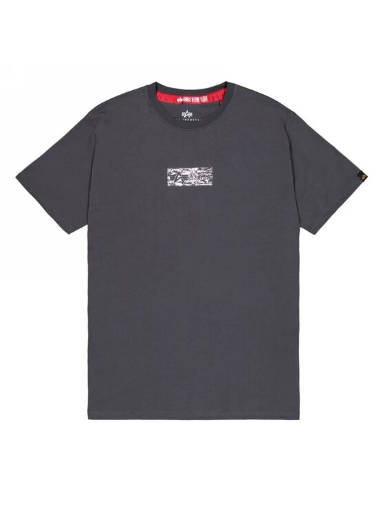 Alpha Industries Alpha Industries T-Shirt AI.148514 Szary Regular Fit