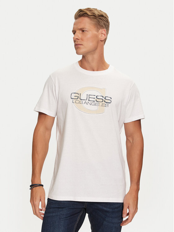 Guess T-krekls M4BI42 I3Z14 Balts Regular Fit