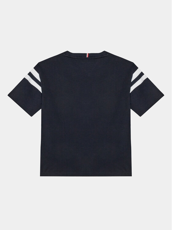 Tommy Hilfiger Tommy Hilfiger Marškinėliai Varsity KB0KB08678 D Tamsiai mėlyna Regular Fit