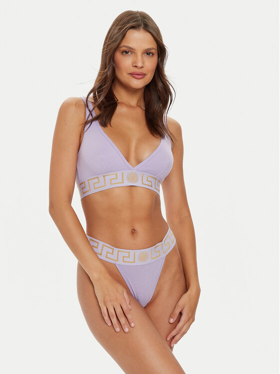 Versace Versace Bralette melltartó AUD01047 1A1001 Lila