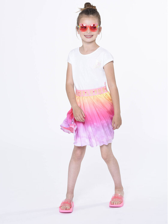 Billieblush Fustă plisată U13336 Colorat Regular Fit