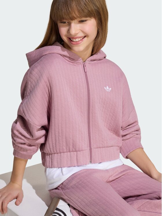 adidas adidas Bluza 168996 Fioletowy Loose Fit