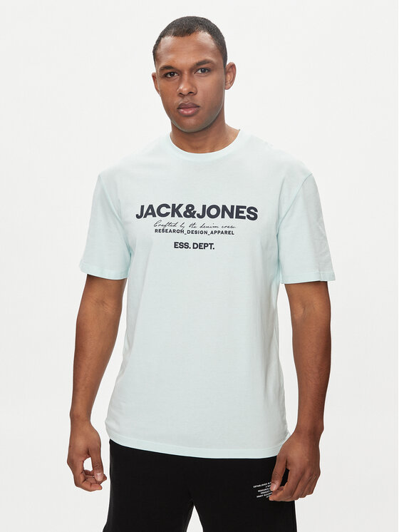 Jack&Jones Tricou Gale 12247782 Albastru Relaxed Fit