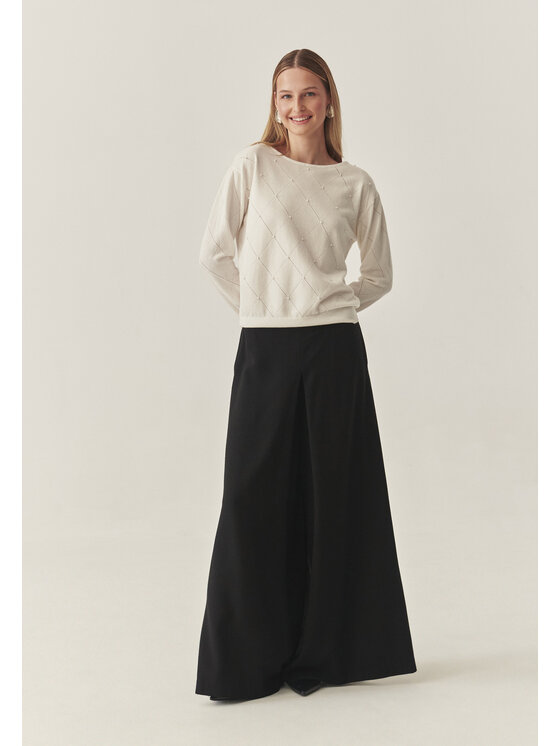 TATUUM Tatuum Sweter AZAKI Écru Classic Fit