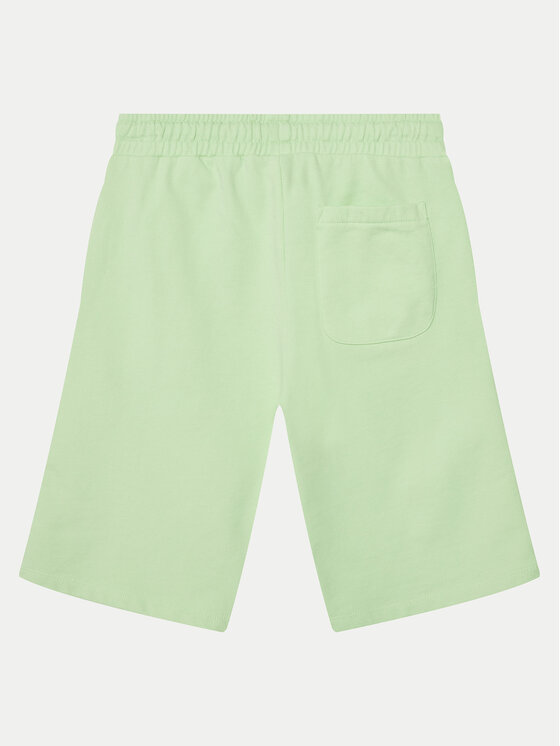 Guess Guess Pantalon scurți din material L5GD06 KA6R4 Verde Regular Fit