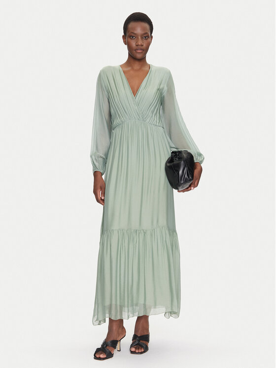 Dixie Dixie Rochie de vară A207W050 Verde Regular Fit