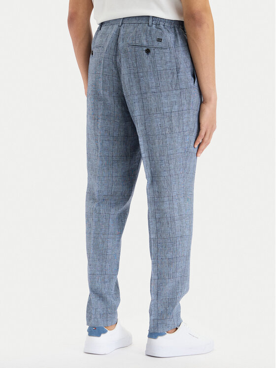 Tommy Hilfiger Tommy Hilfiger Παντελόνι υφασμάτινο Smart MW0MW42715 Σκούρο μπλε Regular Fit
