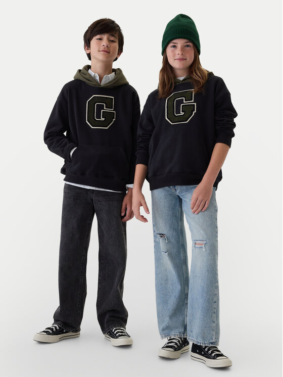 Gap Gap Μπλούζα 517824-02 Μαύρο Regular Fit