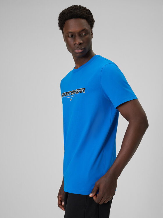 4F 4F T-Shirt BRAND CODE Niebieski Regular Fit