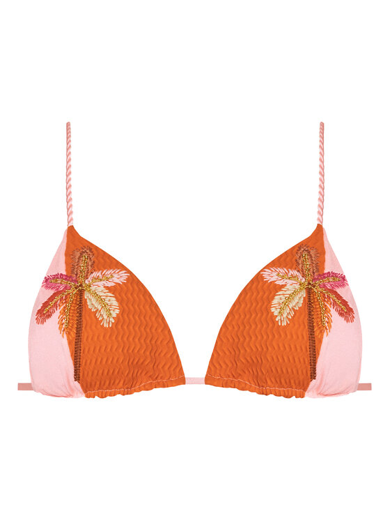 Maaji Maaji Góra od bikini Dunes Everly PT3745STR001 Pomarańczowy