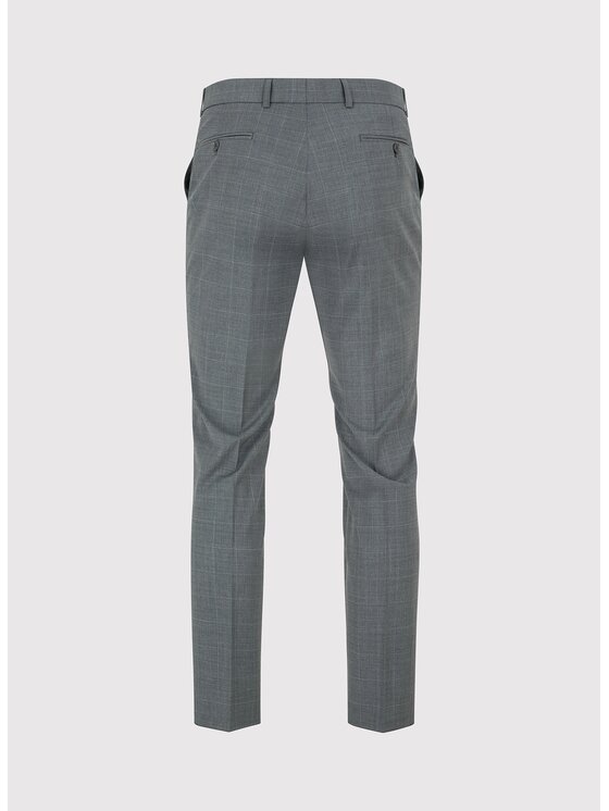 Pako Lorente Pako Lorente Spodnie garniturowe P24SF-6G-007 Szary Super Slim Fit