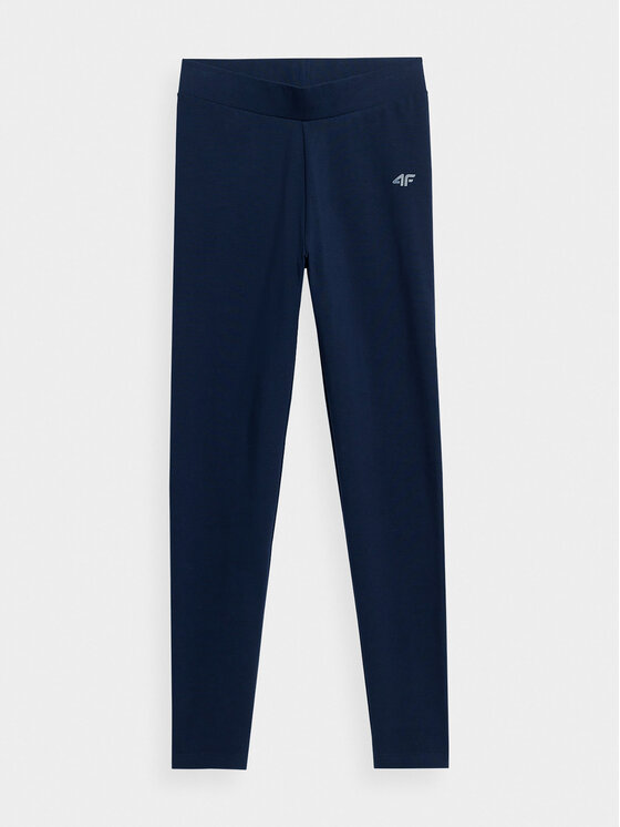4F 4F Leggings 4FAW23TTIGF108 Dunkelblau Regular Fit