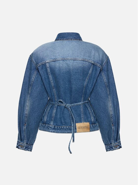 La Mania La Mania Kurtka jeansowa HAIM Niebieski Basic Fit