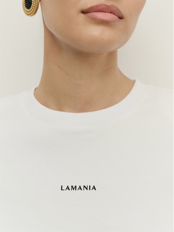 La Mania La Mania Tričko PAT 2 Biela Classic Fit