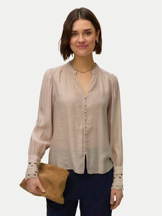 Vero Moda Vero Moda Сорочка Irina 10338396 Бежевий Regular Fit
