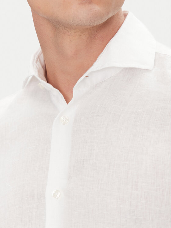 JOOP! JOOP! Košeľa 17 JSH-146Pai-W 30046075 Biela Slim Fit
