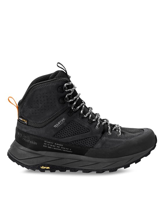 Jack Wolfskin Trekking čevlji Terraquest Texapore Mid M 4056381 Črna