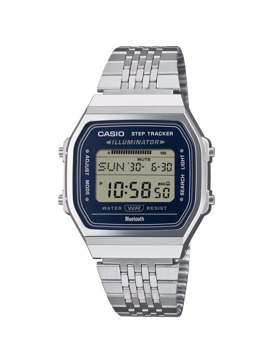 Casio Casio Zegarek 4549526428845 Srebrny