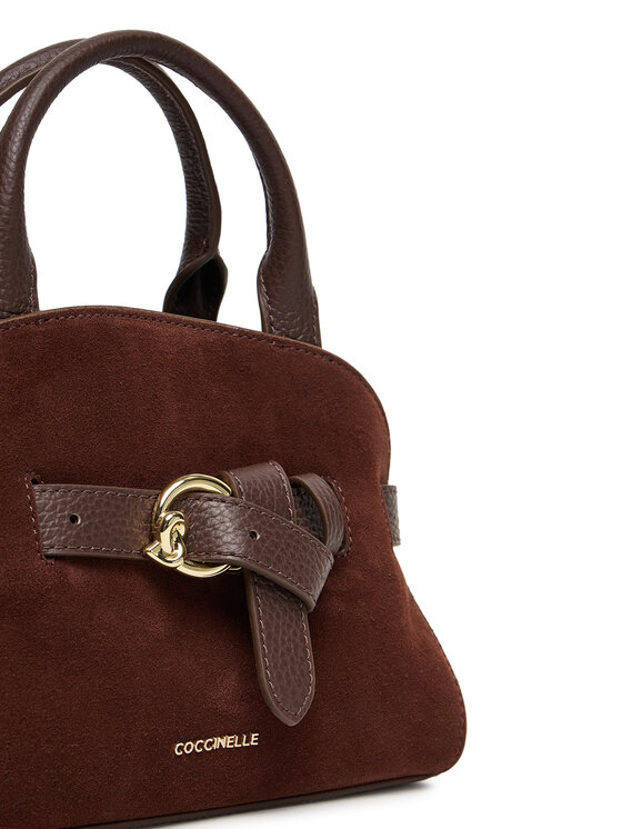 Coccinelle Coccinelle Ročna torba Tlb Coccinellesabine Suede Bi E1 TLB 18 03 01 Rjava