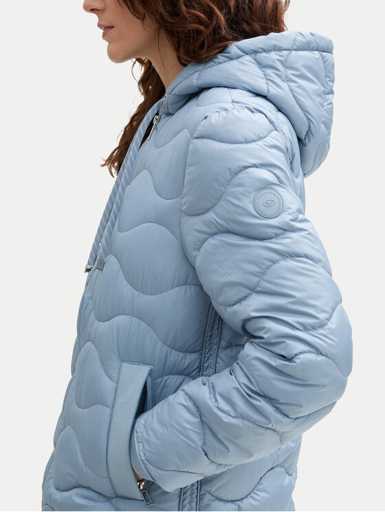 Tom Tailor Tom Tailor Vatovaná bunda 1044399 Světle modrá Regular Fit