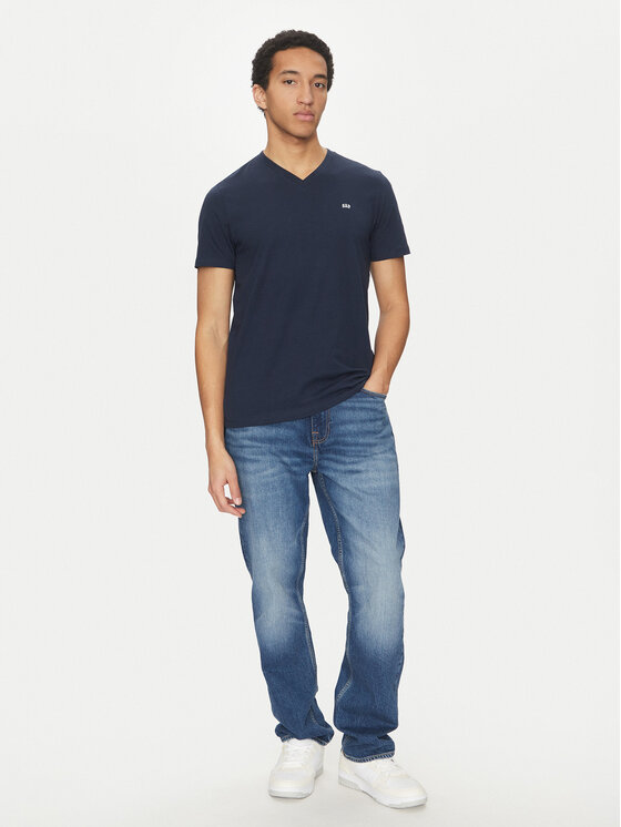 Gap Gap T-krekls 502020-01 Tumši zils Regular Fit
